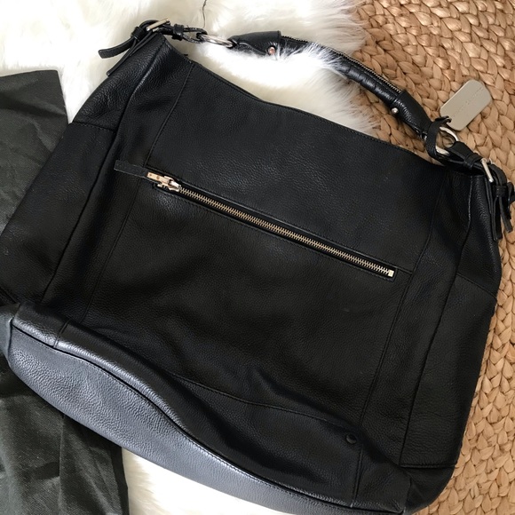 black boho purse